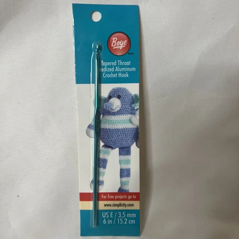 Boye & Susan Bates Crochet‎ Hooks Lot Of 6 Various Sizes